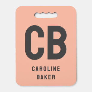 Trend Color Soft Peach Gray Stadium Seat Cushion