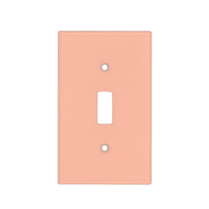 Trend Color Soft Peach Light Switch Cover