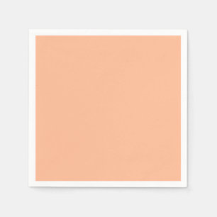 Trend Color - Soft Peach Paper Napkins