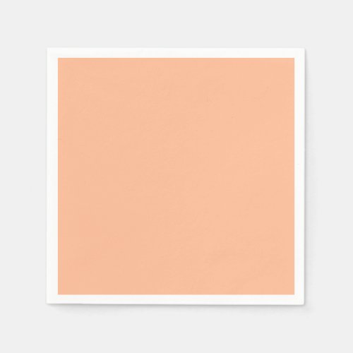 Trend Color _ Soft Peach Paper Napkins