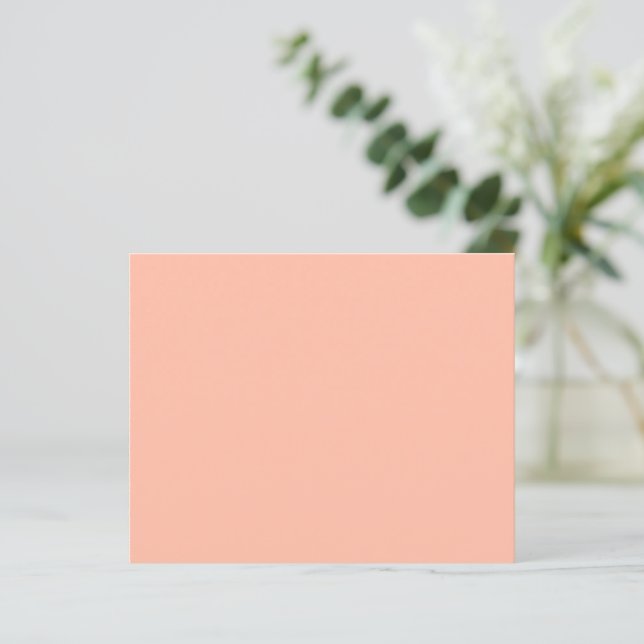 Trend Color - Soft Peach Paper Sheet (Standing Front)