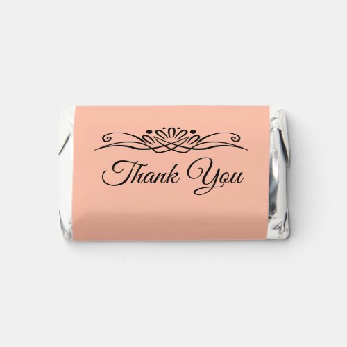 Trend Color Soft Peach Thank You Hersheys Miniatures