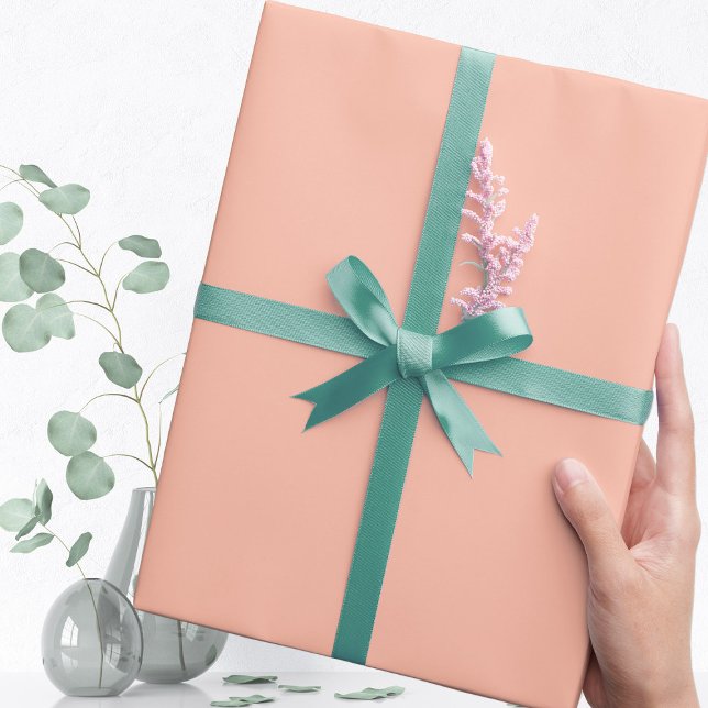 Trend Color - Soft Peach Wrapping Paper Roll (Creator Uploaded)