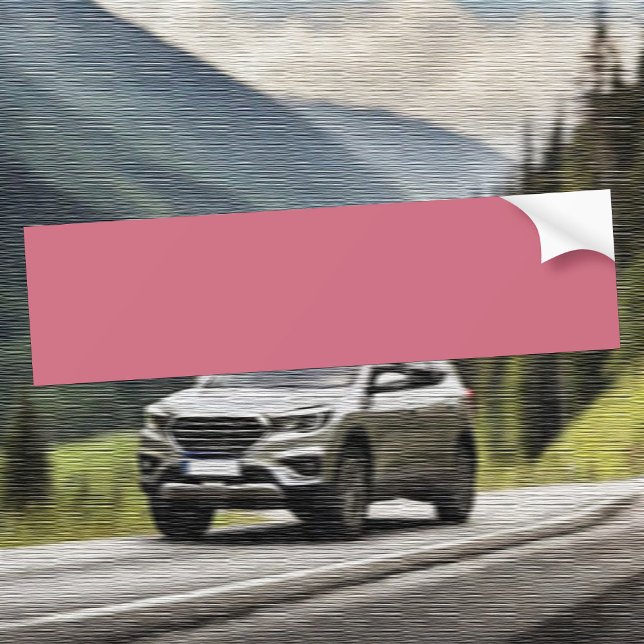 Trend Color Soft Pink Bumper Sticker (Creator Uploaded)