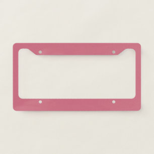 Trend Color Soft Pink License Plate Frame