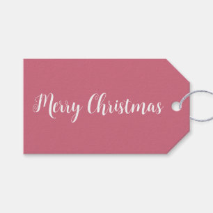 Trend Color Soft Pink Minimalist Gift Tags