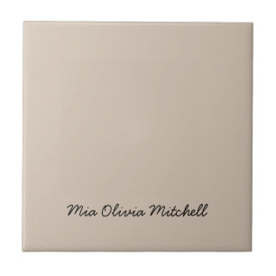 Trend Color - Soft Taupe Ceramic Tile