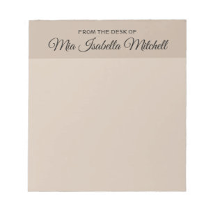 Trend Color - Soft Taupe Classic Notepad