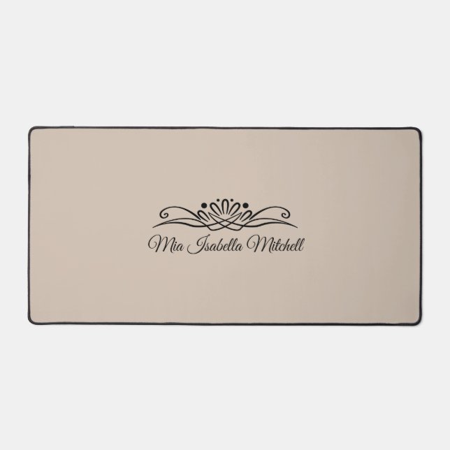 Trend Color Soft Taupe Desk Mat (Front)