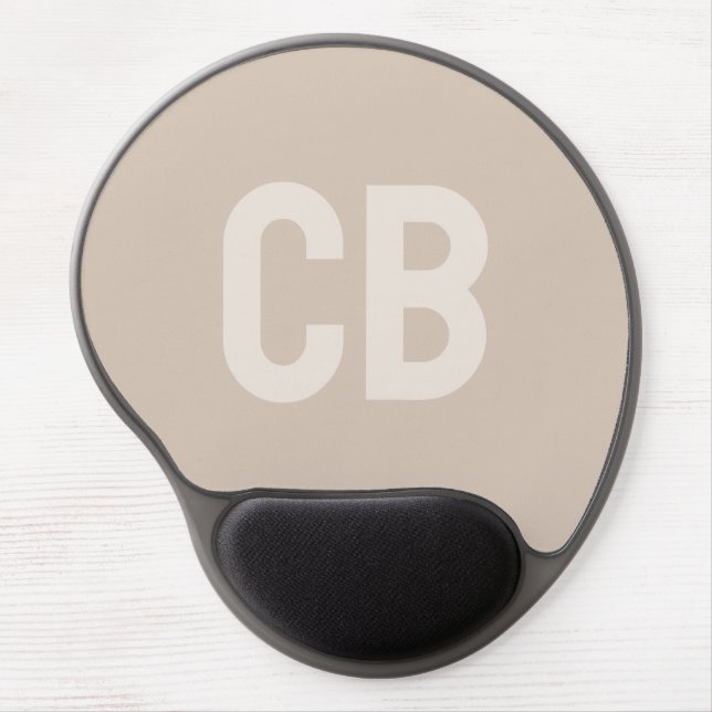 Trend Color Soft Taupe Gel Mousepad (Front)