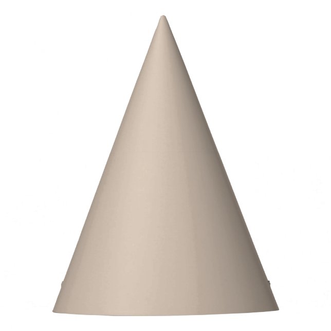 Trend Color - Soft Taupe Party Hat (Front)