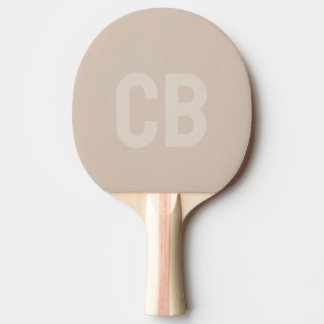 Trend Color Soft Taupe Ping Pong Paddle