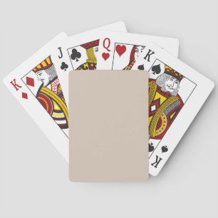Trend Color Soft Taupe Playing Cards