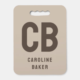 Trend Color Soft Taupe Stadium Seat Cushion