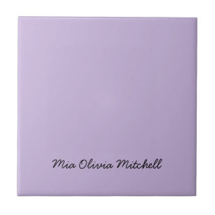 Trend Color - Soft Violet Ceramic Tile