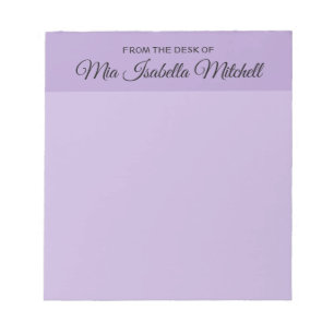 Trend Color - Soft Violet Classic Notepad