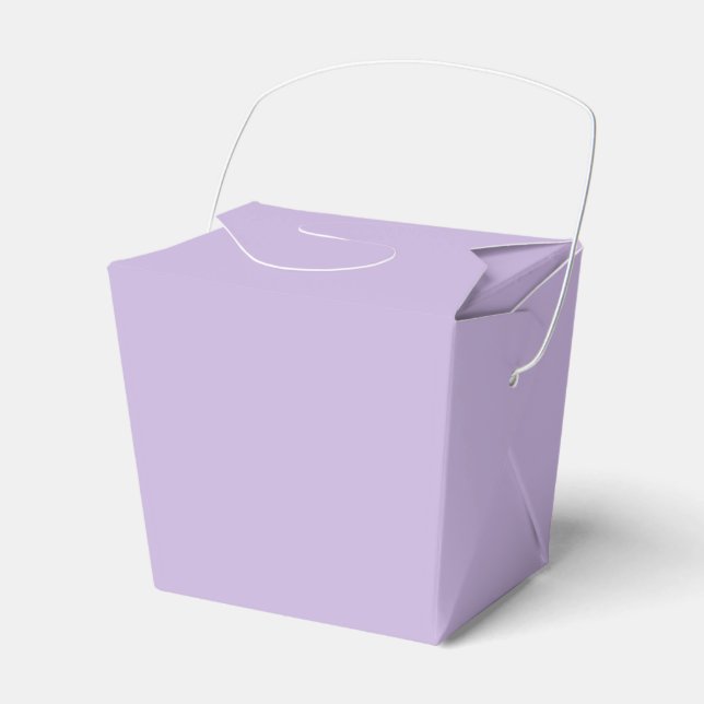 Trend Color - Soft Violet Favor Box (Front Side)