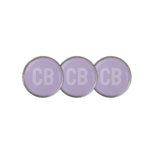 Trend Color Soft Violet Golf Ball Markers