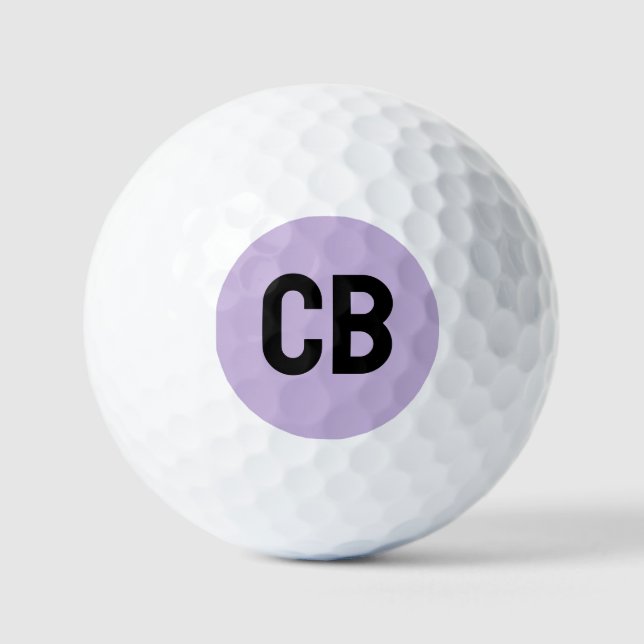 Trend Color Soft Violet Golf Balls (Front)