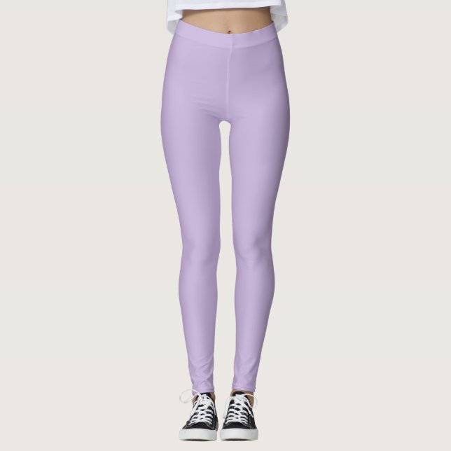 Trend Color Soft Violet Leggings (Front)