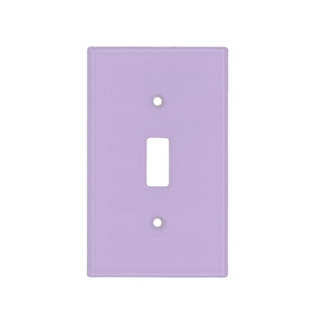 Trend Color Soft Violet Light Switch Cover (Front)
