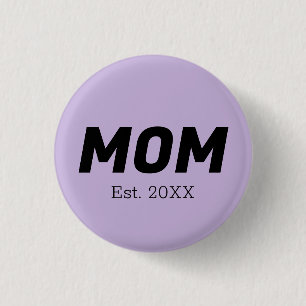 Trend Color - Soft Violet Mom Button