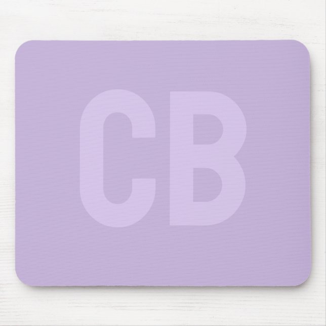 Trend Color Soft Violet Mousepad (Front)