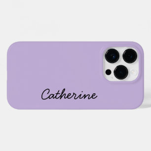 Trend Color Soft Violet Name Case-Mate iPhone 14 Pro Case