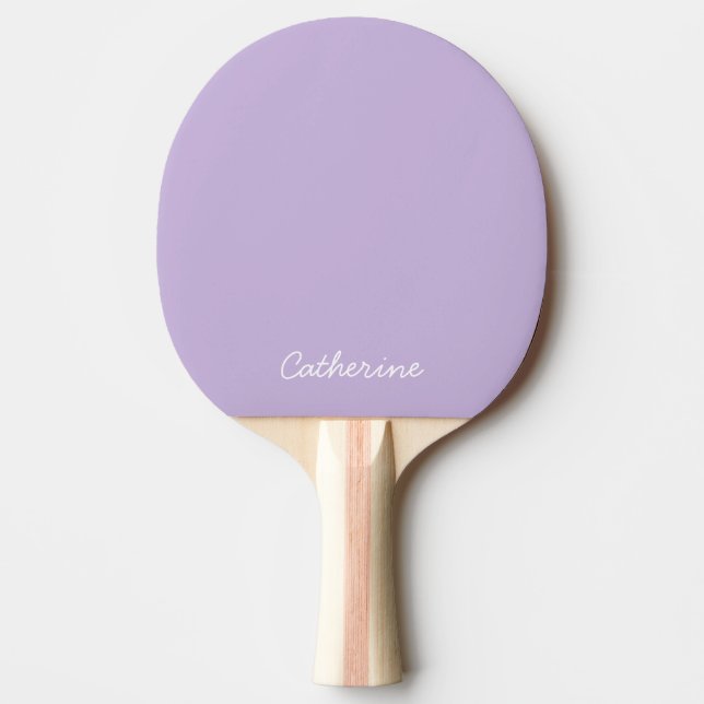 Trend Color Soft Violet Ping Pong Paddle (Front)