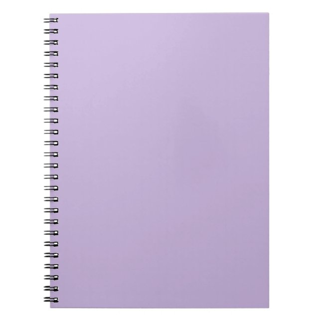 Trend Color - Soft Violet Solid Notebook (Front)