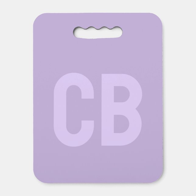 Trend Color Soft Violet Stadium Seat Cushion (Front Vertical)