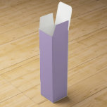 Trend Color - Soft Violet Wine Box<br><div class="desc">Introducing the trendy spring color: Soft Violet. This modern and stylish wine box adds an elegant touch to your gifts. Its simple and clean design in solid colors offers a timeless appeal. Explore our spring trend colors for more products in the same shade or discover other stylish hues to match...</div>