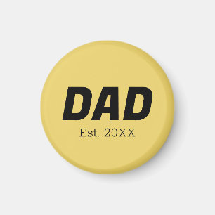 Trend Color - Soft Yellow Dad Magnet