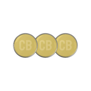 Trend Color Soft Yellow Golf Ball Markers