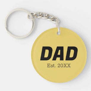 Trend Color - Soft Yellow Keychain