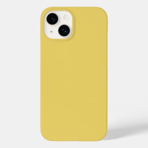 Trend Color Soft Yellow Minimalist Case_Mate iPhone 14 Case