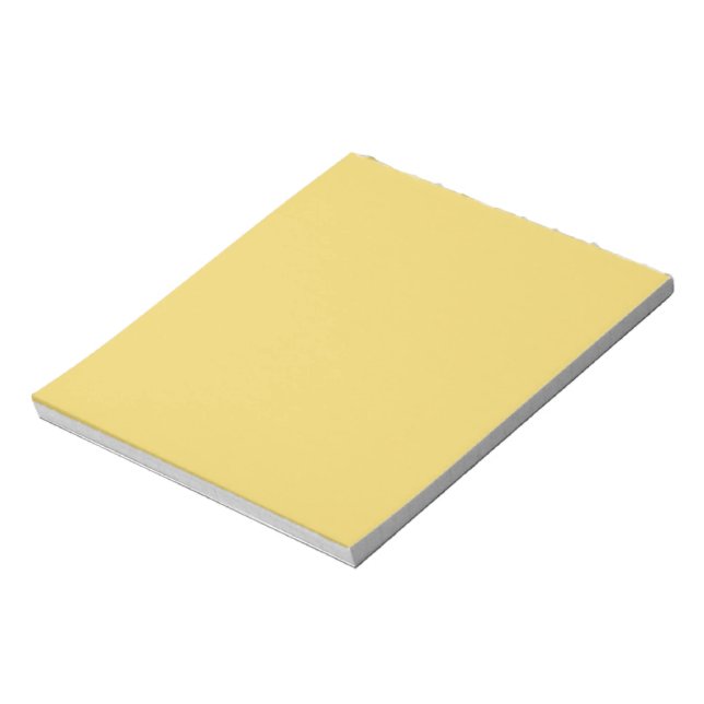 Trend Color - Soft Yellow Notepad (Rotated)
