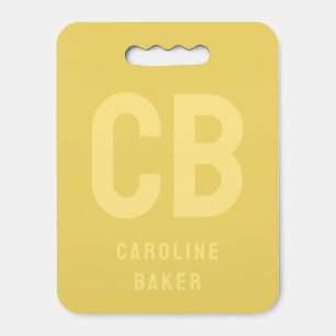 Trend Color Soft Yellow Stadium Seat Cushion