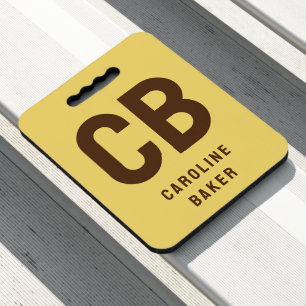 Trend Color Soft Yellow Stadium Seat Cushion