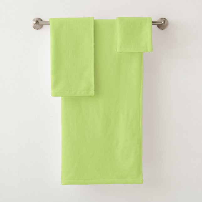 Trend Color - Spring Green Bath Towel Set (Insitu)
