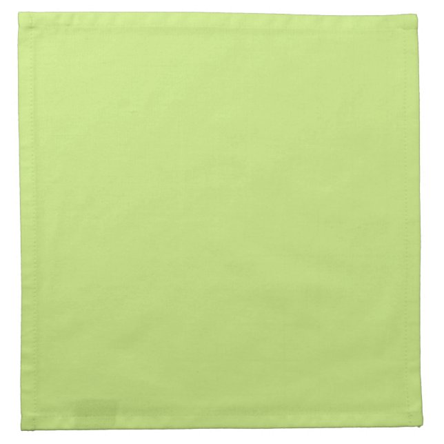 Trend Color - Spring Green Cloth Napkins (Front)