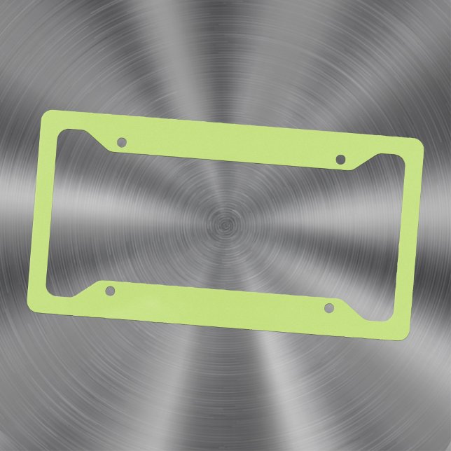 Trend Color - Spring Green License Plate Frame (Creator Uploaded)