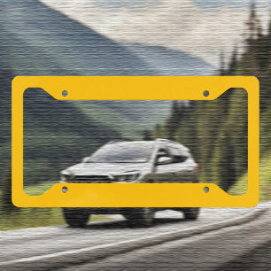 Trend Color - Sunburst Yellow License Plate Frame