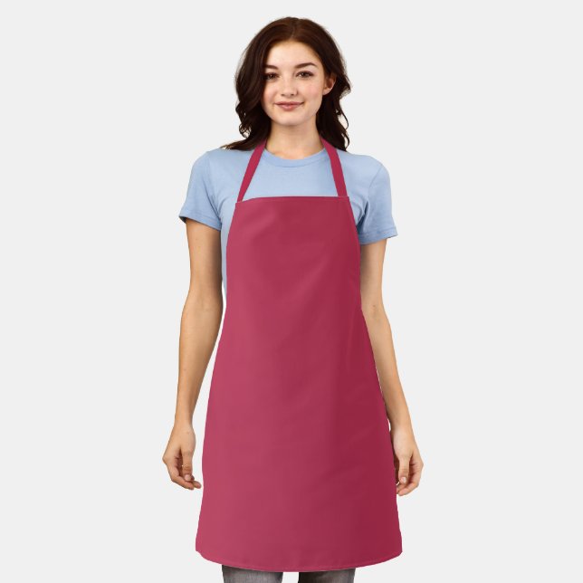 Trend Color - Vibrant Magenta Apron (Worn)