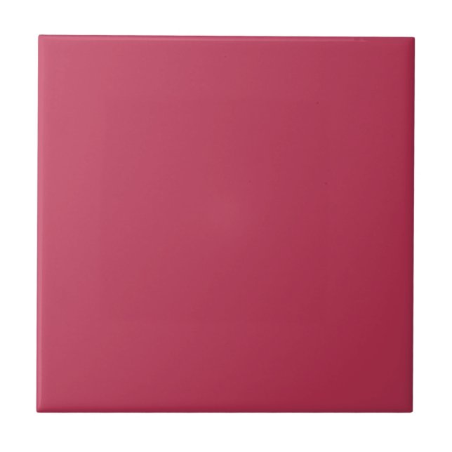 Trend Color - Vibrant Magenta Deco Ceramic Tile (Front)