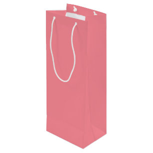 Trend Color - Watermelon Pink Wine Gift Bag