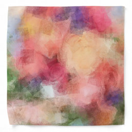 Trend Colors Abstract Flowers Template Nature Bandana