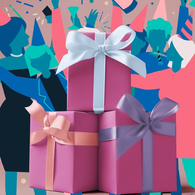 Trend Colors - Berry Color - Solid Wrapping Paper Sheets (Creator Uploaded)