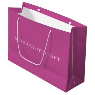 Trend Colors - Berry Pink Large Gift Bag