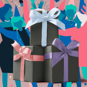 Trend Colors - Dark Forest Gray - Solid Wrapping Paper Sheets